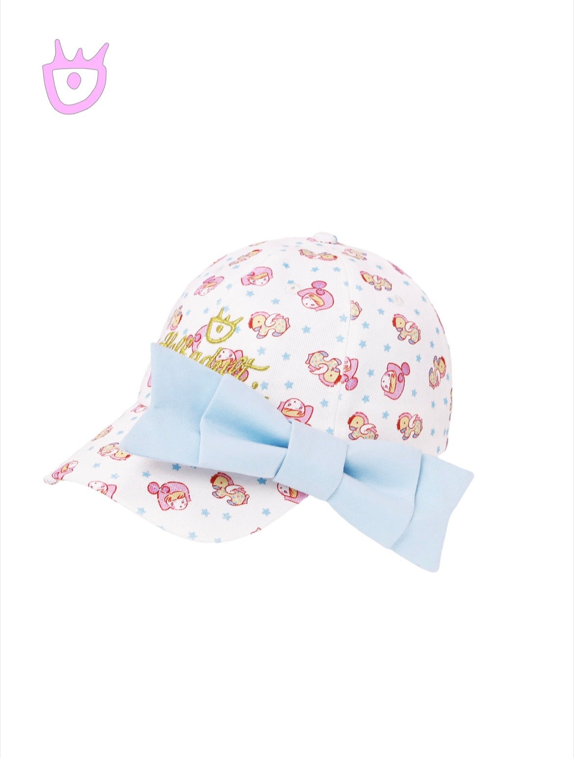 半家家 Bonmii / Pony Girl Ribbon Baseball Cap