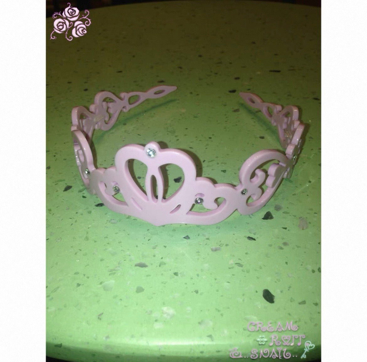 卷蜗Cream roll snail / Rose Crown Headband