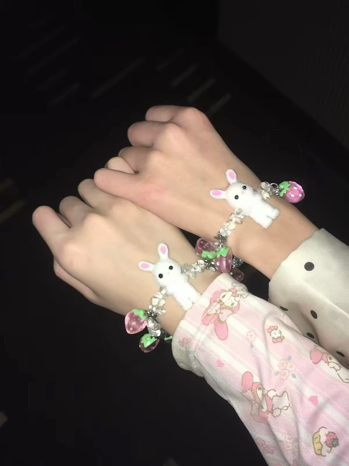 pocketbabe / Rabbit & Strawberry Handmade Bracelet