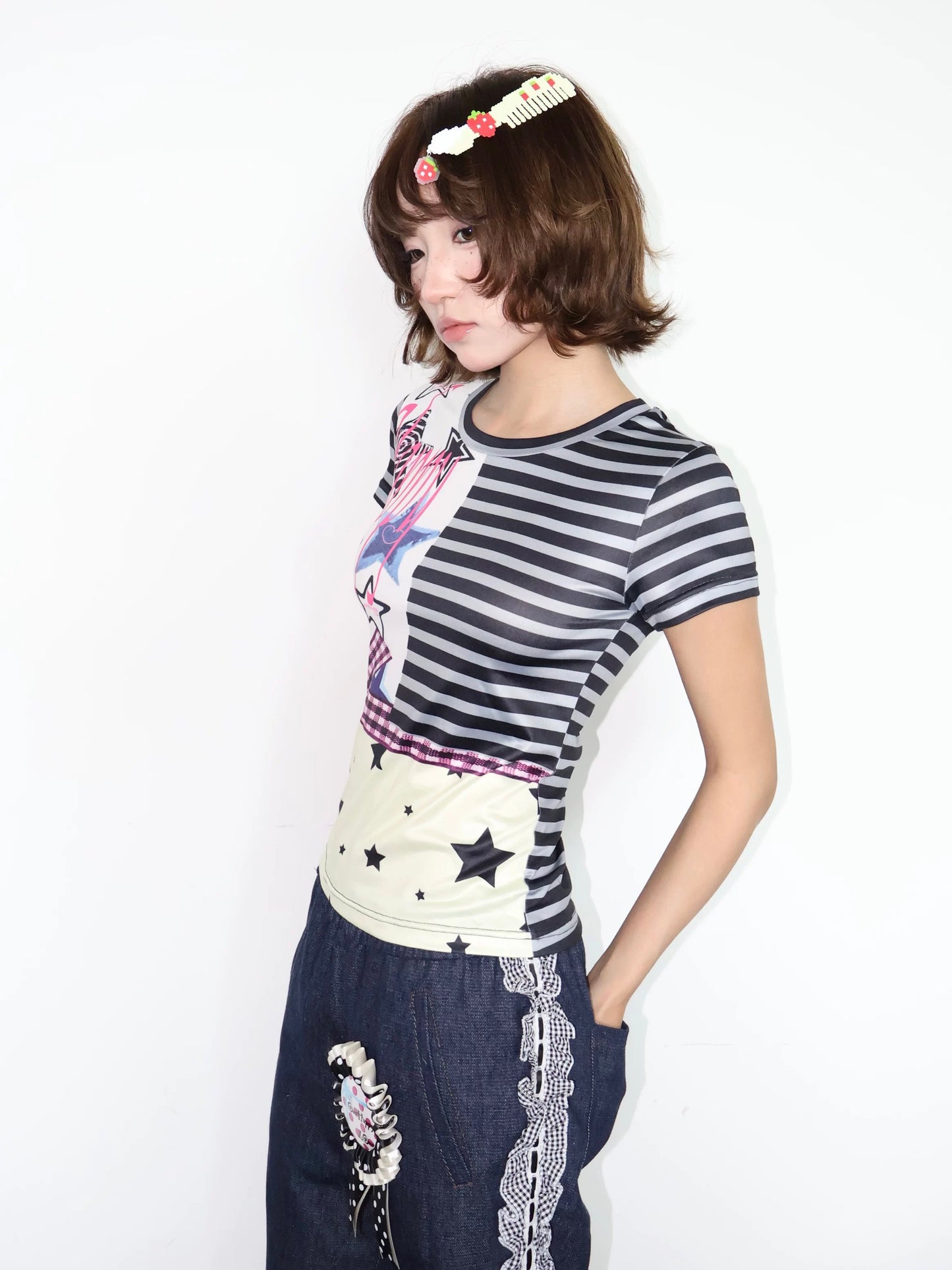 OurHappy / Light Punk Girly T-Shirt