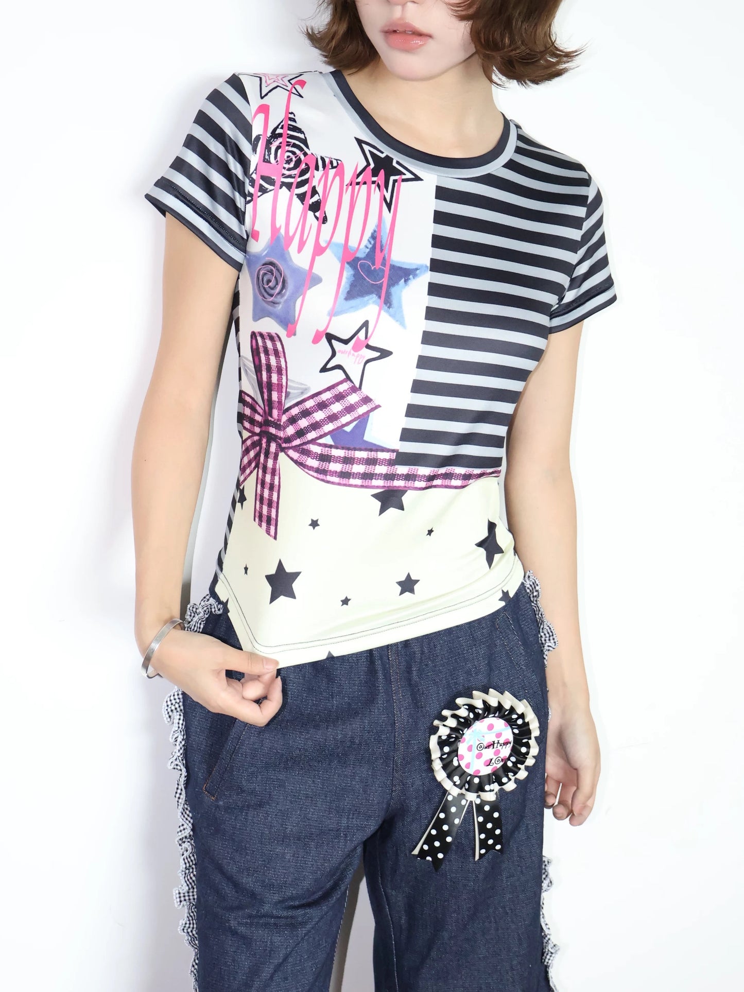 OurHappy / Light Punk Girly T-Shirt